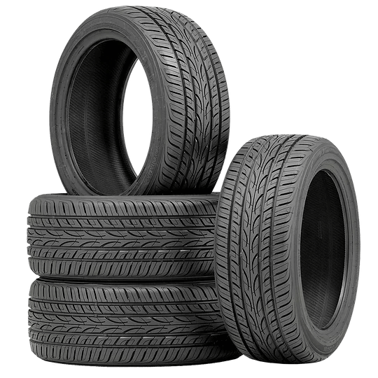 Conjunto de pneus automotivos inteiros